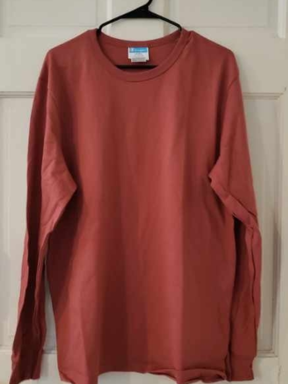 Champion Long Sleeve Crew Neck Shirt - Rust Red